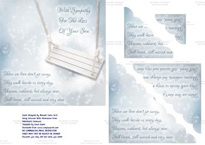 Those We Love Don't Go Away Son Sympathy Card