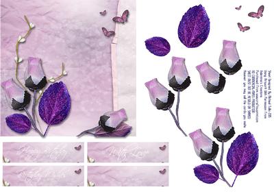 The Touch of a Rose Step by Step Card