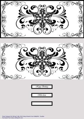 Black & White Monochrome Swirls