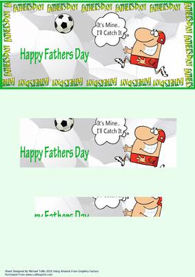 Humourous Football Fathers Day