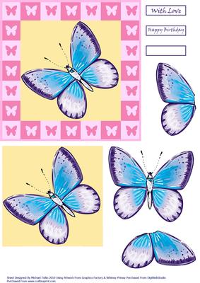 Pretty Birthday Butterflies