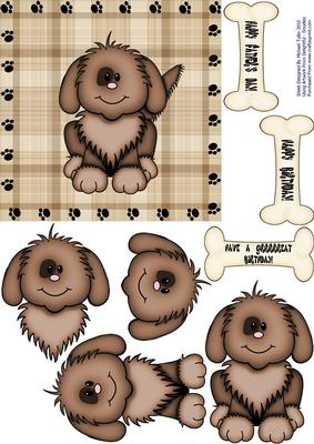 Have a Grrrrreat Birthday Dog Step by Step Birthday Card