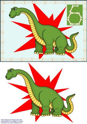 Dinosaur Mania Boy's Age Birthday Card - Part 1