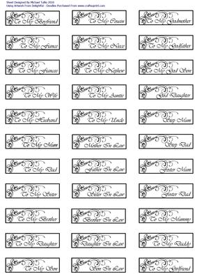 Swirl Relation Greetings Banners