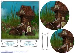 There Was an Old Lady - Alternative New Home Card
