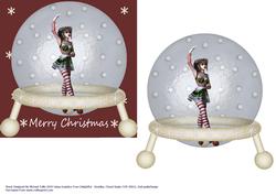 Sexy Christas Snowglobe