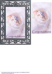 Vintage Wedding/engagement Card