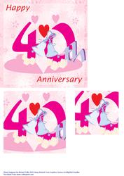 The Bells 40th Anniversary Card