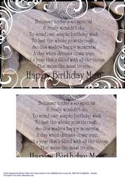 With Love on Your Birthday Mum Birthday Card