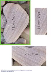 Solid as a Rock I Love You Quick Pyramid Card