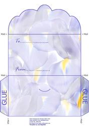 Purple Floral Money Wallet