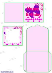 Tags with a Difference -birthday Butterfly Mini Shaker Card