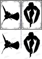 Angels from Above Silhouette Toppers