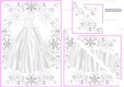 Winter Wonderland Wedding Corner Stacker Card