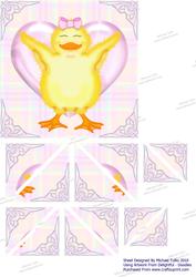 Love Chick Female Corner Stacker Card