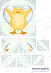 Love Chick Male Corner Stacker Card