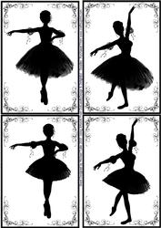 Silhouette Ballerina Toppers 2
