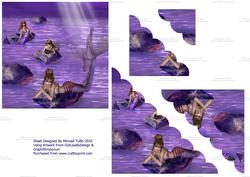 Fantasy Ocean Corner Stacker Card