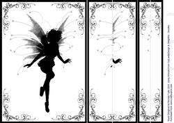 Special Silhouette Fairy Side Stacker Card