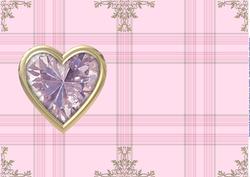 Alexandrite Birthstone Golden Heart Insert