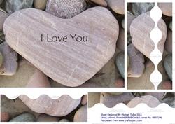 Solid as a Rock Wavy Edged Side Stacker Card