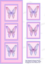 Get Well Soon Butterfly Quick Large Dl Card