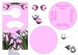 Tiptoe Through the Tulips Spinnin' Door Hanger