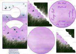 Butterflies Across the Ocean Spinnin' Door Hanger