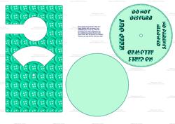 Green Buttons Galore Spinnin' Door Hanger