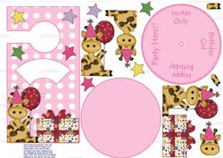 Party Girl Spinnin' Door Hanger