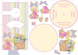 Eggs & Flowers Spinnin' Door Hanger