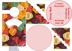 Sweets Spinnin' Door Hanger