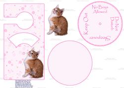 Fred the Cat Spinnin' Door Hanger