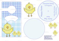 The Chick Family Male Spinnin' Door Hanger