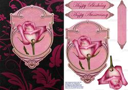 The Beauty of a Rose Step by Step Card