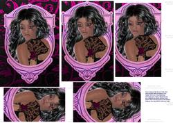 Dark Beauty Pyramid Card