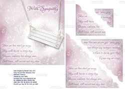 Those We Love Don't Go Away Female Sympathy Card