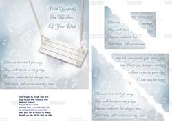 Those We Love Don't Go Away Dad Sympathy Card