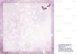 Butterfly Lavender Garden 8x8 Insert