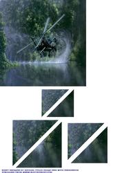 Scenic Army Helicopter Card