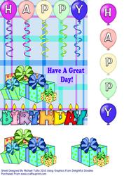 Bold Balloons Birthday Step by Step Card