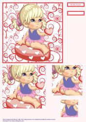 Cute Little Girl with Love