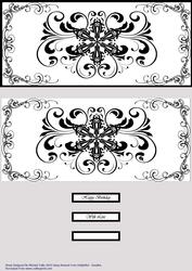 Black & White Monochrome Swirls