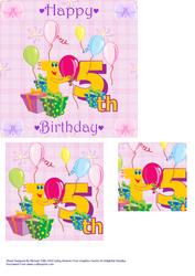 Pretty 15th Birthday