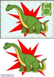 Dinosaur Mania Boy's Age Birthday Card - Part 1