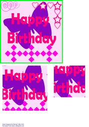 Funky Female Teenage Girl Birthday Card
