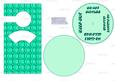 Green Buttons Galore Spinnin' Door Hanger