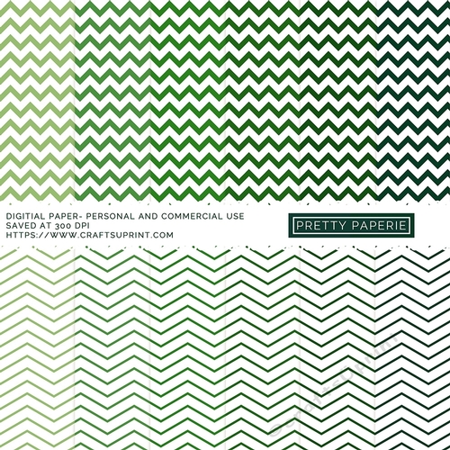 Chevron Digital Seamless Patterns - A4 - 210mm x 297mm