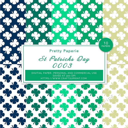St Patricks Seamless Pattern - 12inch x12inch