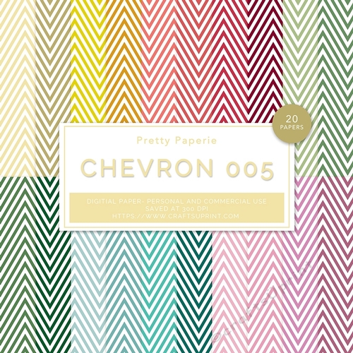 Chevron Digital Seamless Patterns - A4 - 210mm x 297mm